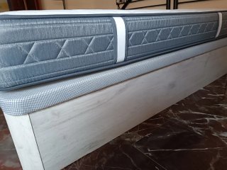 Colchón Sena y canapé cama 150cm. Junto o separado