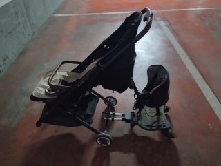 Silla extensible para carrito de bebé