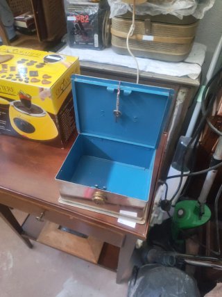 Cassaforte Vintage in Metallo Anni 60-80