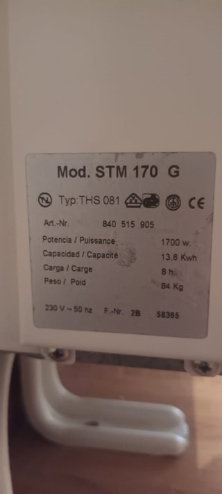 Acumuladores(3 uds) de calor Norteli