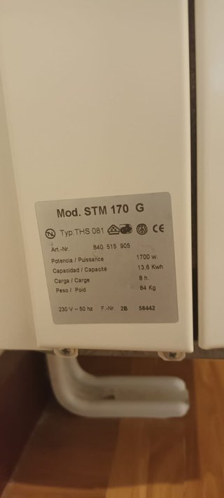Acumuladores(3 uds) de calor Norteli