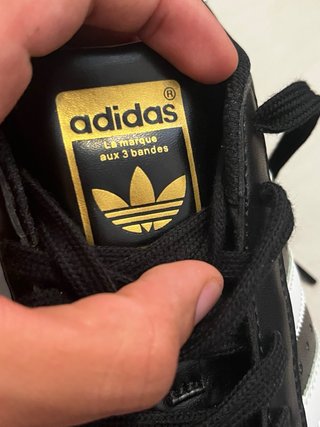 Zapatillas Adidas Superstar Negras Blancas