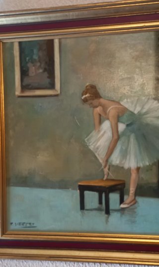Cuadro de bailarina