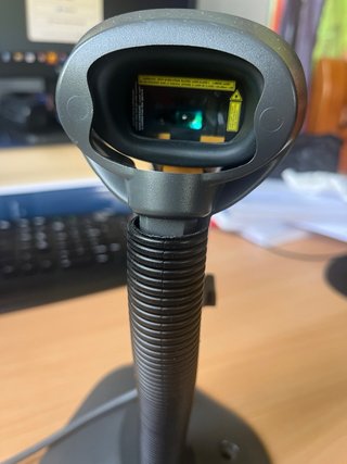 Lettore barcode Symbol USB con supporto per cavo