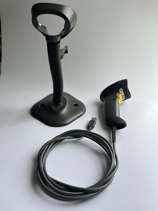 Lettore barcode Symbol USB con supporto per cavo