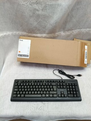Teclado Trust Taro QWERTY Español Negro