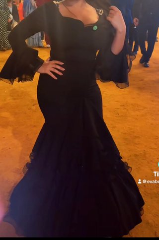 Vestido Flamenco Negro