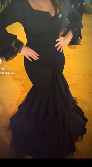 Vestido Flamenco Negro