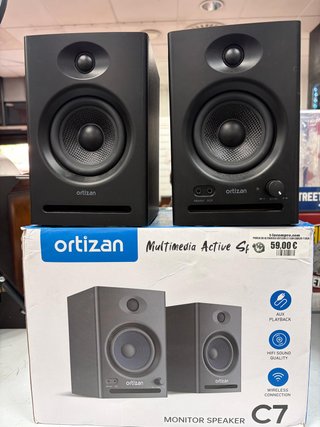 Altavoces Ortizan C7 Multimedia Activos