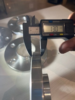 Separadores Aluminio 13mm BMW/MINI/Audi/Mercedes