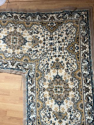 Alfombra pasillo diseño clásico 7,80 m