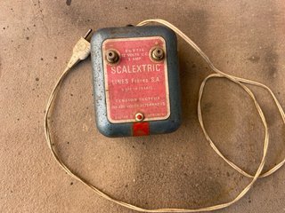 Transformador Scalextric antiguo 12V CC 2A