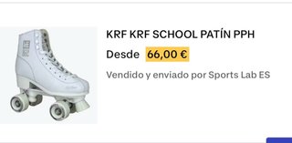 Patines blancos 4 ruedas T31
