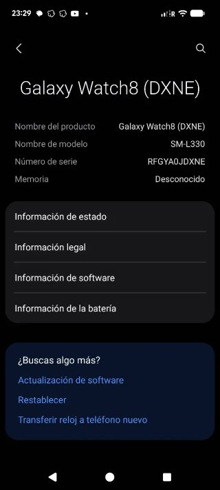 Samsung Galaxy Watch8 44mm Gris 0JDXNE