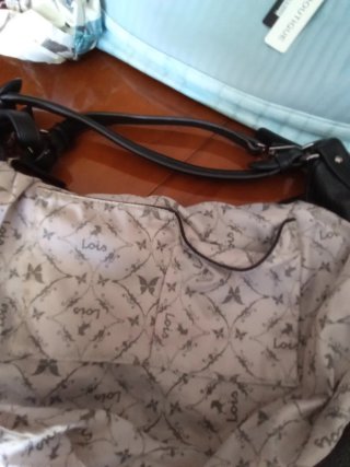 Bolso Lois Jeans Negro Piel