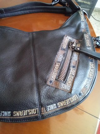 Bolso Lois Jeans Negro Piel