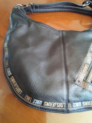Bolso Lois Jeans Negro Piel