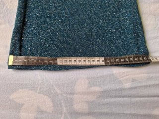 Pantalón azul brillante mujer
