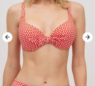 Sujetador bikini estampado