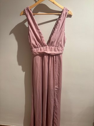 Vestido evento rosa talla S