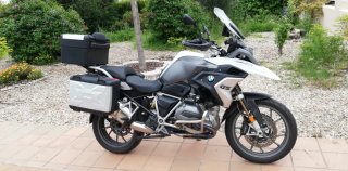 BMW R1200GS Adventure Moto Gris/Blanca