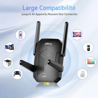 Repetidor WiFi 6 Plery AX1500 Doble Banda