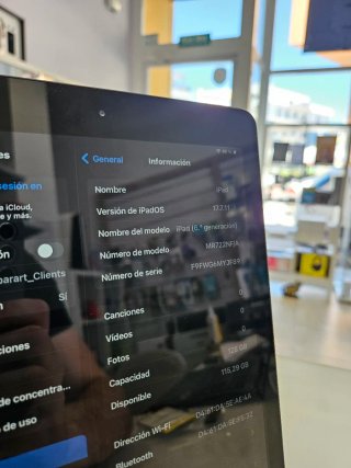 iPad 6ª 128GB  Batería 99%