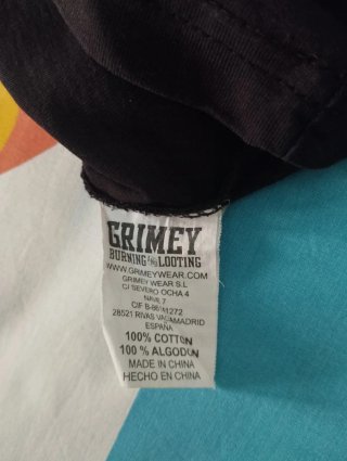 Camiseta Grimey Negra Talla L