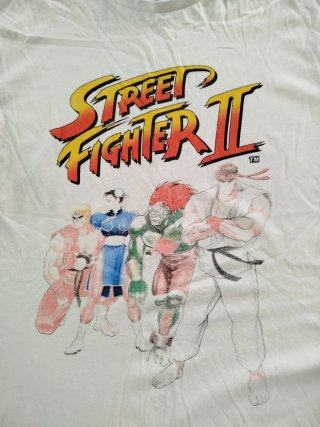 Camiseta Street Fighter II Blanca
