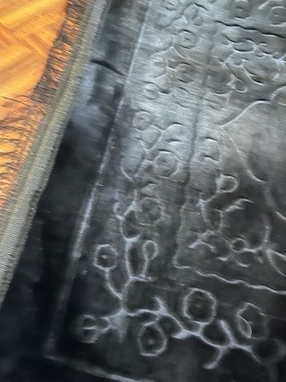 Tappeto Preghiera Velluto Nero 120x72cm