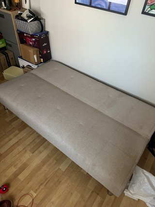 Sofá Cama Gris Claro