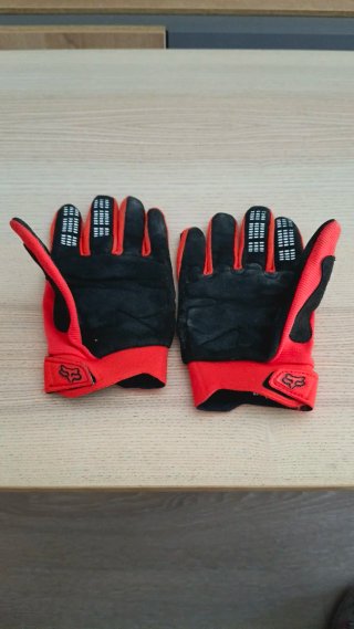 Guantes Fox Niño Originales Rojos Talla YL