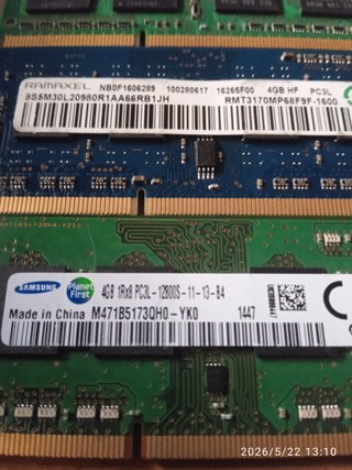 RAM DDR3 Samsung 2 - 4 GB per modulo
