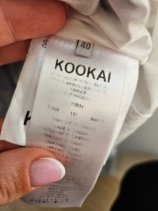 Vestido corto Kookai palabra de honor