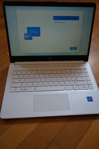 Notebook HP bianco