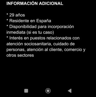 Necesito urgentemente un trabajo a tiempo completo