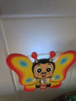 Lampada Notturna Farfalla Bambini