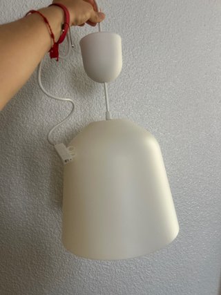 Lámpara de techo blanca