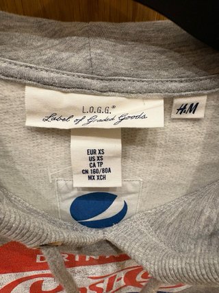Sudadera H&M Logo Pepsi