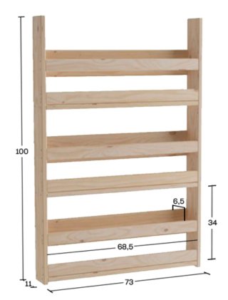 Estantería Montessori Muebles Lufe