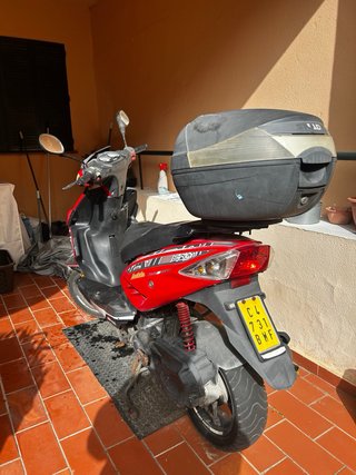 Moto 49cc Scooter Roja Automática