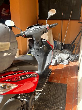 Moto 49cc Scooter Roja Automática