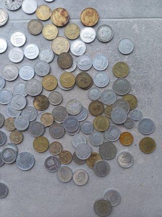 Lote de monedas antiguas