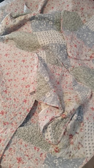 Colcha Patchwork Flores 150x200