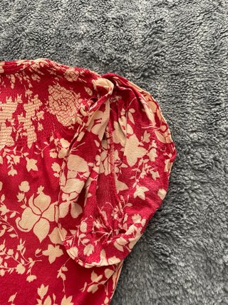 Blusa Polo Ralph Lauren floral roja