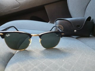 Gafas de sol Ray-Ban Clubmaster Negro/Dorado