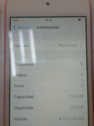 Lote 5 Apple iPods (Rosa, Gris Espacial, plateado)