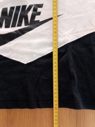 Camiseta corta Nike bicolor (Blanca y Negra)-T. S