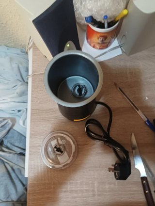Espumador Leche Eléctrico 4-en-1 Frío/Caliente
