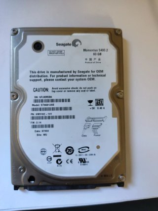 5 Discos Duros 2.5 5400 RPM